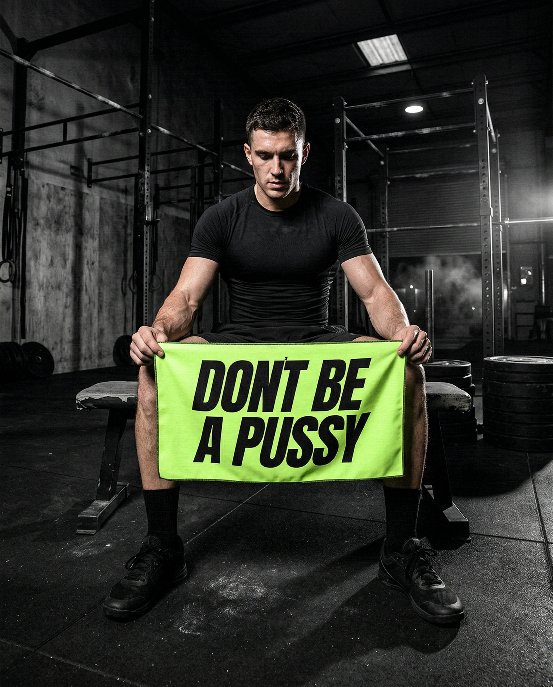 Don't Be A Pussy Gym Towel