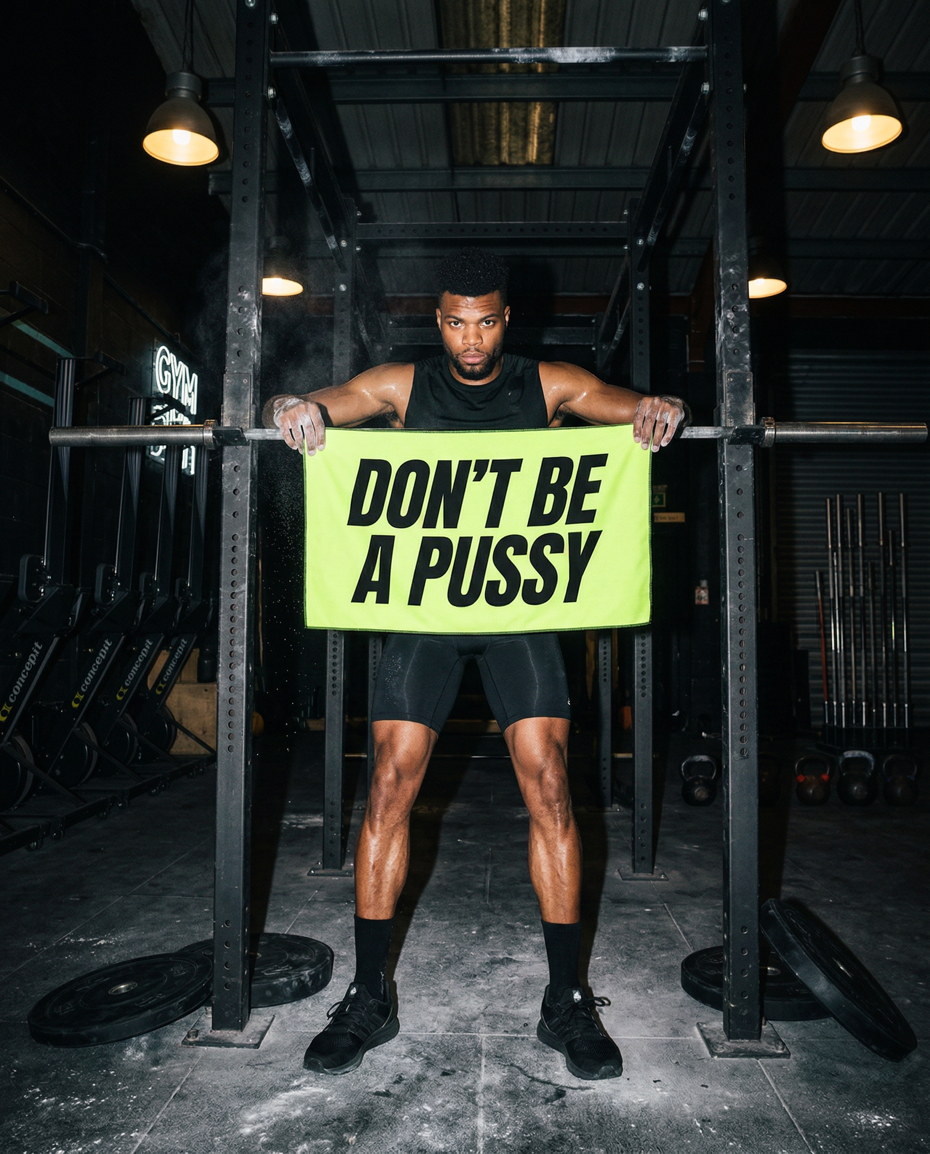 Don't Be A Pussy Gym Towel